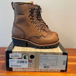 chippewa ellicott logger work boots